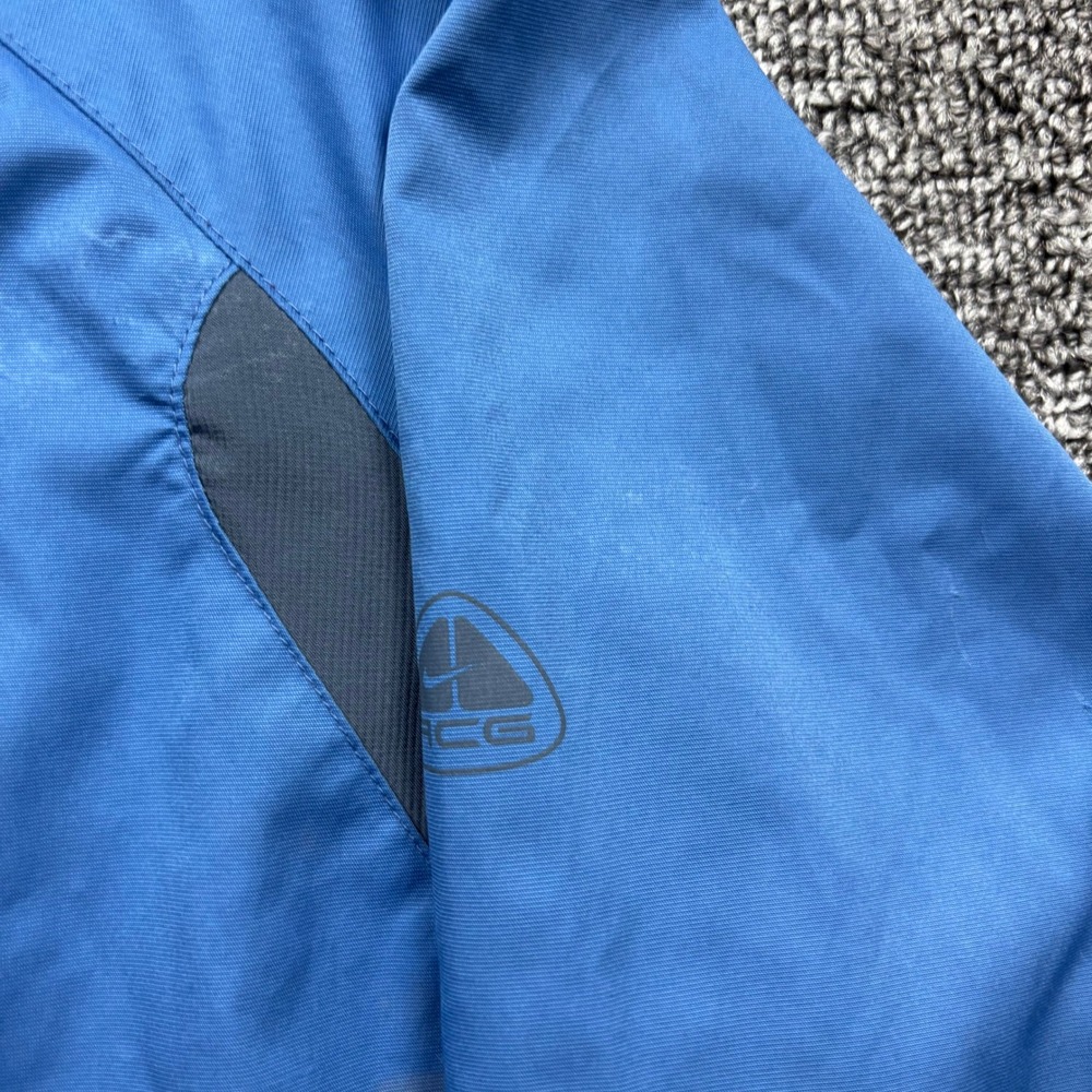 Vintage 2000s Nike ACG Technical Windbreaker Full-Zip Jacket Blue Size Large - Picture 6 of 8